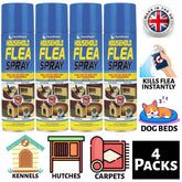 4X Household Flea Aerosol 200ml Pet supplies